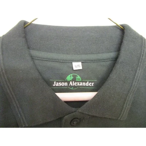 Jason Alexander Men's polo type shirt with collar - Green - XL - New without tag - Picture 3 of 10